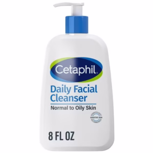 Cetaphil Daily Facial Cleanser for Sensitive, Combination to Oily Skin, 8 oz
